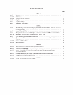 Table of Contents