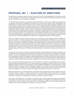 Proposal No. 1 - Election of Directors