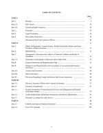 Table of Contents