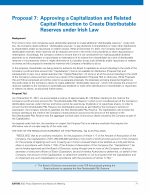 Proposal 7: Approving a Capitalization and Related Capital Reduction to Create Distributable Reserves under Irish Law