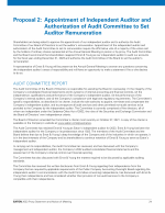 Proposal 2: Appointment of Independent Auditor and Authorization of Audit Committee to Set Auditor Remuneration