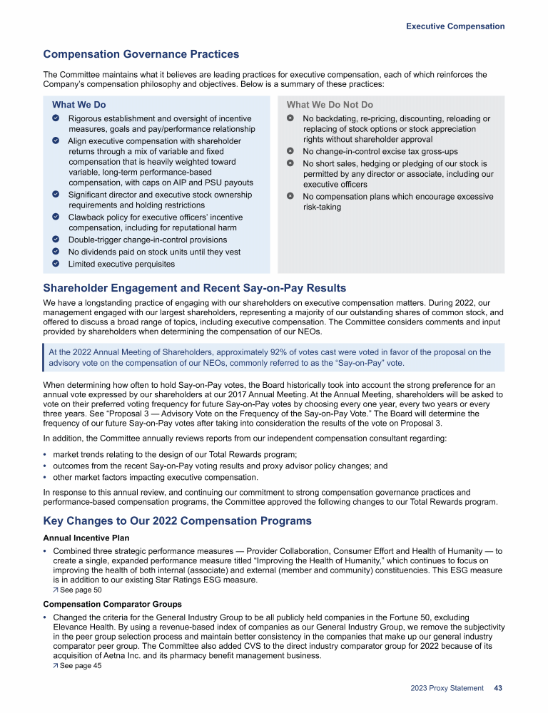 Elevance Health, Inc. 2023 Proxy Statement