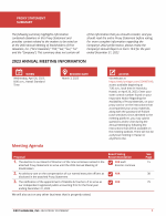 Proxy Statement Summary