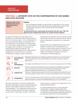 Proposal 2 - Advisory Vote on the Compensation of Our Named Executive Officers