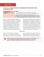 Proposal 3 - Ratification of Independent Registered Public Accounting Firm