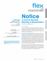 Notice of Annual General Meeting of Shareholders