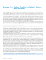 Proposal No. 4: Ordinary Resolution to Authorize Ordinary Share Issuances