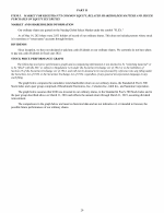 5. Market for Registrant's Common Equity, Related Shareholder Matters and Issuer Purchases of Equity Securities