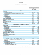 - Consolidated Balance Sheets