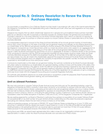 Proposal No. 5: Ordinary Resolution to Renew the Share Purchase Mandate