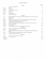 Table of Contents