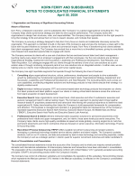 - Notes to Consolidated Financial Statements