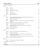 Table of Contents