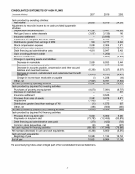 - Consolidated Statements of Cash Flows