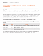 Proposal 1: Election of Class III Director Nominees