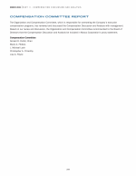 Compensation Committee Report