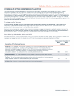 Oversight of the Independent Auditor