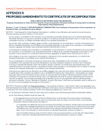 Appendix B: Proposed Amendments to Certificate of Incorporation